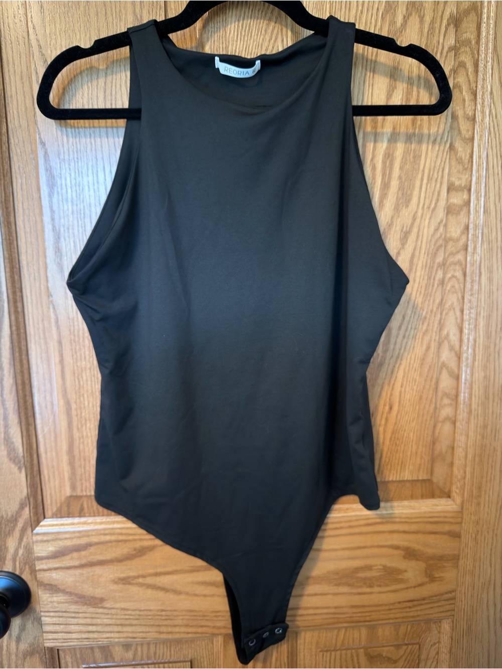 REORIA Thong Bodysuit